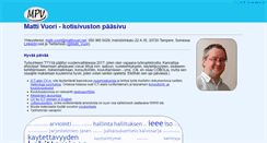 Desktop Screenshot of mattivuori.net